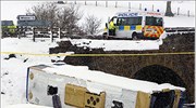 Bρετανία: Μία νεκρή σε δυστύχημα λόγω κακοκαιρίας
