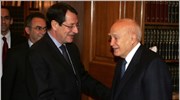 Συνάντηση Κ. Παπούλια με τον πρόεδρο του ΔΗΣΥ