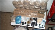 Γκύζη: Μεγάλη ποσότητα ηρωΐνης και όπλα σε εργαστήριο ναρκωτικών
