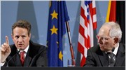 Τις «προκλήσεις για την Ευρωζώνη» συζήτησαν Σόιμπλε - Γκάιτνερ