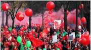 Βέλγιο: Μαζική διαδήλωση κατά της λιτότητας