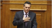 Παραιτήθηκε ο βουλευτής του ΠΑΣΟΚ Θ. Ρομπόπουλος