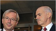 Αισιόδοξος για την καταβολή της έκτης δόσης ο Γιούνκερ