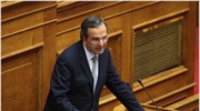 Α. Σαμαράς: Η εγκληματικότητα και η ανασφάλεια αυξάνονται