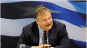 ΝΔ: Ο Ευ. Βενιζέλος επιβεβαίωσε το βάθεμα της ύφεσης