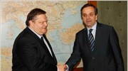 Συνάντηση Ευ. Βενιζέλου - Αντ. Σαμαρά την Τρίτη