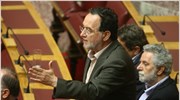 Βουλή: Αποχώρησε ο ΣΥΡΙΖΑ ζητώντας εξηγήσεις από τον Χ. Παπουτσή