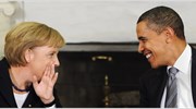 H ευρωπαϊκή κρίση στην ατζέντα της συνάντησης Ομπάμα - Μέρκελ