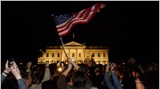 Xιλιάδες Αμερικανοί πανηγυρίζουν για το τέλος του Οσάμα Μπιν Λάντεν