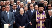 Τετ α τετ Αντ. Σαμαρά-Κ. Καραμανλή στο μνημόσυνο του ιδρυτή της ΝΔ