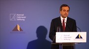 Την επιστροφή του Ιδρύματος Αντενάουερ στην Ελλάδα χαιρέτισε ο Πρωθυπουργός