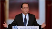Ολάντ: Οφείλουμε στην Ελλάδα την υποστήριξη που υποσχεθήκαμε