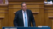 Π. Καμμένος: Στόχος του προϋπολογισμού η ανεργία