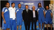 Η εθνική ομάδα πετά με την «Aegean Airlines»