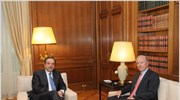 Διαδοχικές συναντήσεις Αντ. Σαμαρά με Γ. Προβόπουλο - Γ. Στουρνάρα