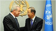 Κυπριακό και Σκόπια στο επίκεντρο συνάντησης Αβραμόπουλου με ΓΓ του ΟΗΕ