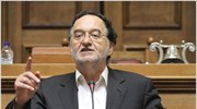 Κόντρα ΝΔ-ΣΥΡΙΖΑ με αιχμή τις δηλώσεις Π. Λαφαζάνη περί χρεοκοπίας