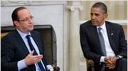 «Κοινό ενδιαφέρον» Ομπάμα-Ολάντ για τη σταθερότητα της Ευρωζώνης