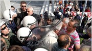 Επεισόδια έξω από το δημαρχείο Θεσσαλονίκης