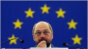 Μ. Σουλτς: Νομικά αδύνατη η έξοδος της Ελλάδας από το ευρώ