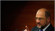 Σουλτς: Aρχή ενός μεγαλύτερου κακού τυχόν έξοδος της Ελλάδας από το ευρώ