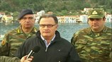 Ο Π. Παναγιωτόπουλος στο Καστελόριζο και την Ρω