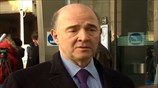Ο Π. Μοσκοβισί στη σύνοδο του ECOFIN