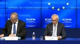 ECOFIN: Συνέντευξη Tύπου B. Σιαρλή - O. Ρεν