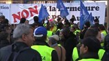 Διαδήλωση έξω από την Peugeot στο Παρίσι