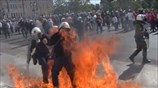 Επεισόδια στο συλλαλητήριο