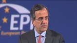 O Α. Σαμαράς στη σύνοδο του ΕΛΚ
