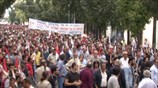H συγκέντρωση του ΠΑΜΕ στην Ομόνοια