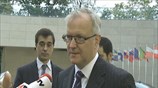O Ολι Ρεν στη Σύνοδο του ECOFIN