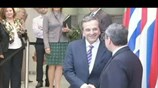 Συνάντηση Α. Σαμαρά με τον πρόεδρο της ΕΚΤ, Μ. Ντράγκι