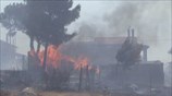 Κάηκαν δυο σπίτια στην πυρκαγιά στο Νέο Βουτζά