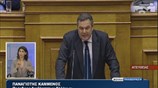 Ομιλία Π. Καμμένου στη συζήτηση επί των προγραμματικών δηλώσεων