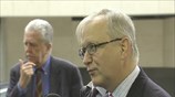 Ο Ολι Ρεν στη σύνοδο του ECOFIN