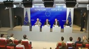 Eurogroup: Συνέντευξη Τύπου Ζ.Κ. Γιούνκερ - Ο. Ρεν - Κρ. Λαγκάρντ - Κλ. Ρέγκλινγκ