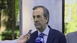 H πρώτη δήλωση του νέου πρωθυπουργού Α. Σαμαρά