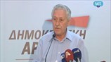 Ο Φ. Κουβέλης για το εκλογικό αποτέλεσμα