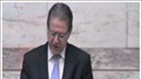 Πρόεδρος της πιο βραχύβιας βουλής ο Β. Πολύδωρας