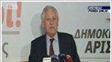 Ο Φ. Κουβέλης για το αποτέλεσμα των εκλογών