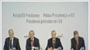 Eurogroup: Συνέντευξη Τύπου Ζ.Κ. Γιούνκερ - Ο. Ρεν - Ζ.Κ. Τρισέ - Kλ. Ρέγκλινγκ