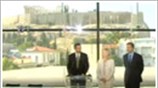 Δηλώσεις Στ. Λαμπρινίδη - Χ. Κλίντον στο Μουσείο της Ακρόπολης