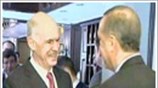 3ωρη συνάντηση Γ. Παπανδρέου - Ρ.Τ. Ερντογάν