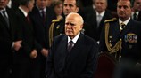 Ο Πρόεδρος της Δημοκρατίας Κάρολος Παπούλιας (Κ) παρακολουθεί τη δοξολογία για το ...