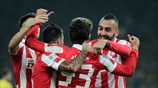 Την ένατη νίκη σε δέκα ματς πέτυχε ο πρωτοπόρος Ολυμπιακός, αυτή τη ...