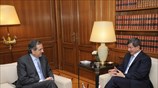 Περίπου 50 λεπτά διήρκεσε η συνάντηση του Πρωθυπουργού με τον Τούρκο υπουργό ...