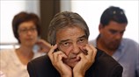 Ο βουλευτής Νίκος Σηφουνάκης παρακολουθεί τη συνεδρίαση της κοινοβουλευτικής ομάδας του ΠΑΣΟΚ. ...