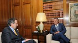 Ο πρωθυπουργός Αντώνης Σαμαράς συναντήθηκε στο Μέγαρο Μαξίμου με το νέο Γενικό ...